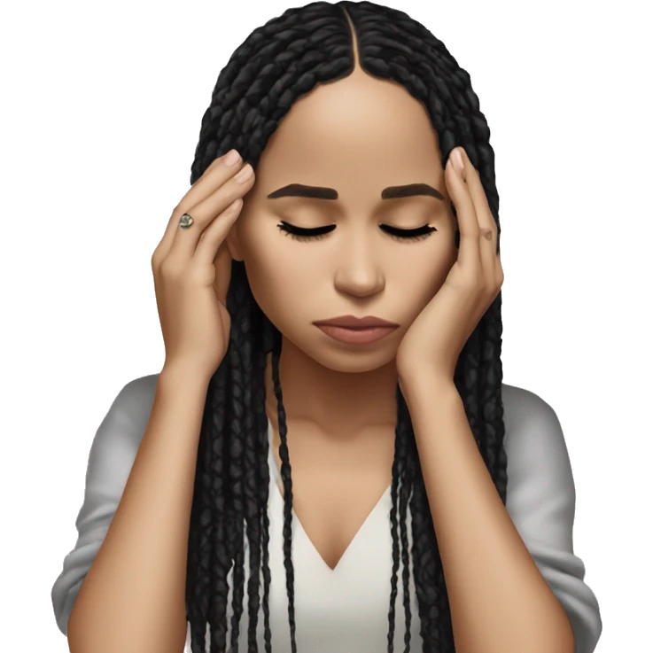 zoe kravitz face palm emoji