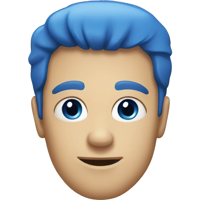 Blue mark  emoji