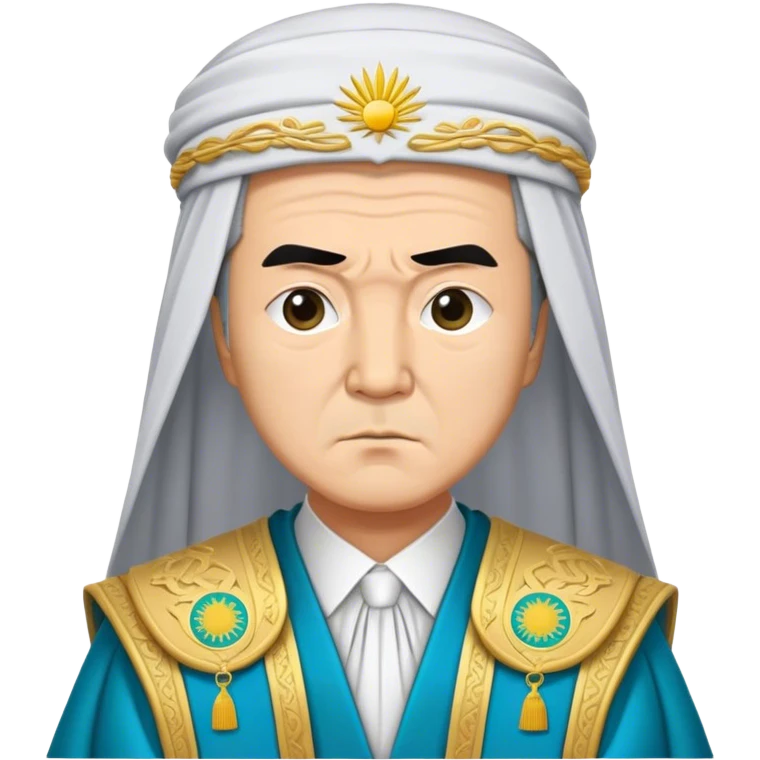 portrait of kazakhstan judge photorealistic emoji