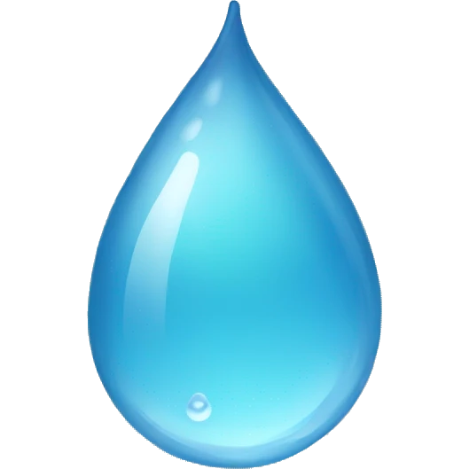a drop of rainwater  emoji