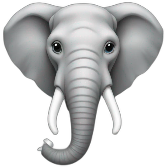 elephant head emoji