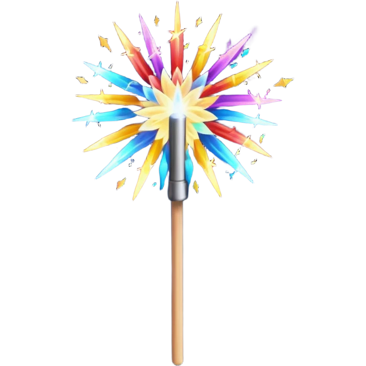 sparkler on a stick emoji
