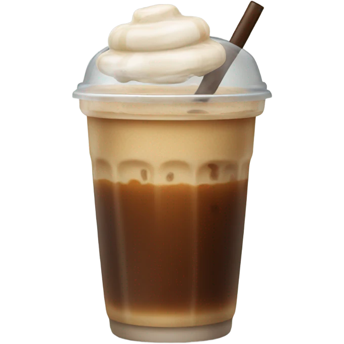 Ice coffee emoji