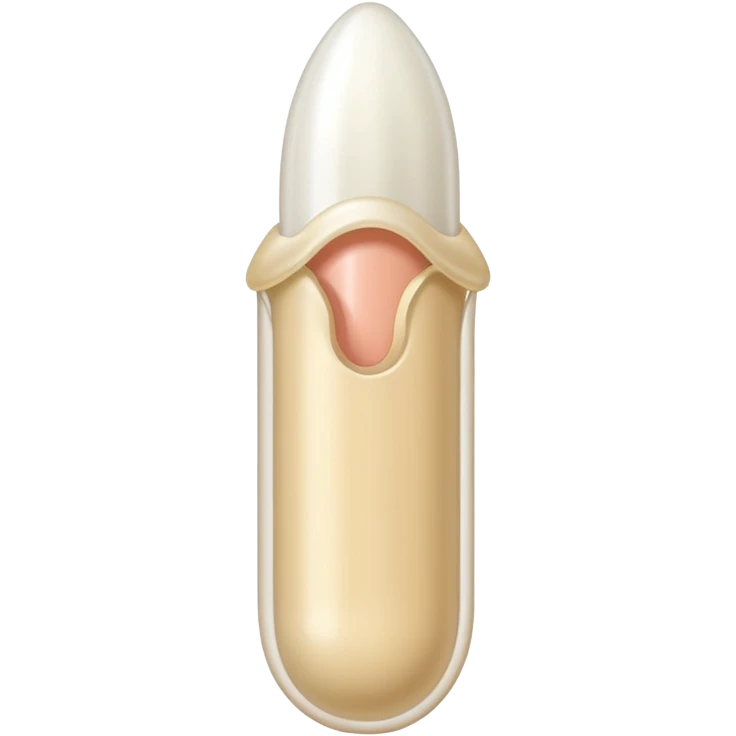 white condom on beige penis shaft, no face emoji