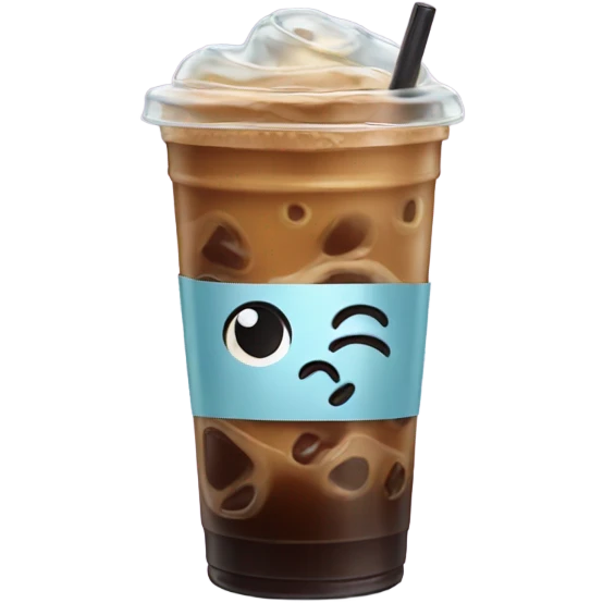 iced coffee emoji