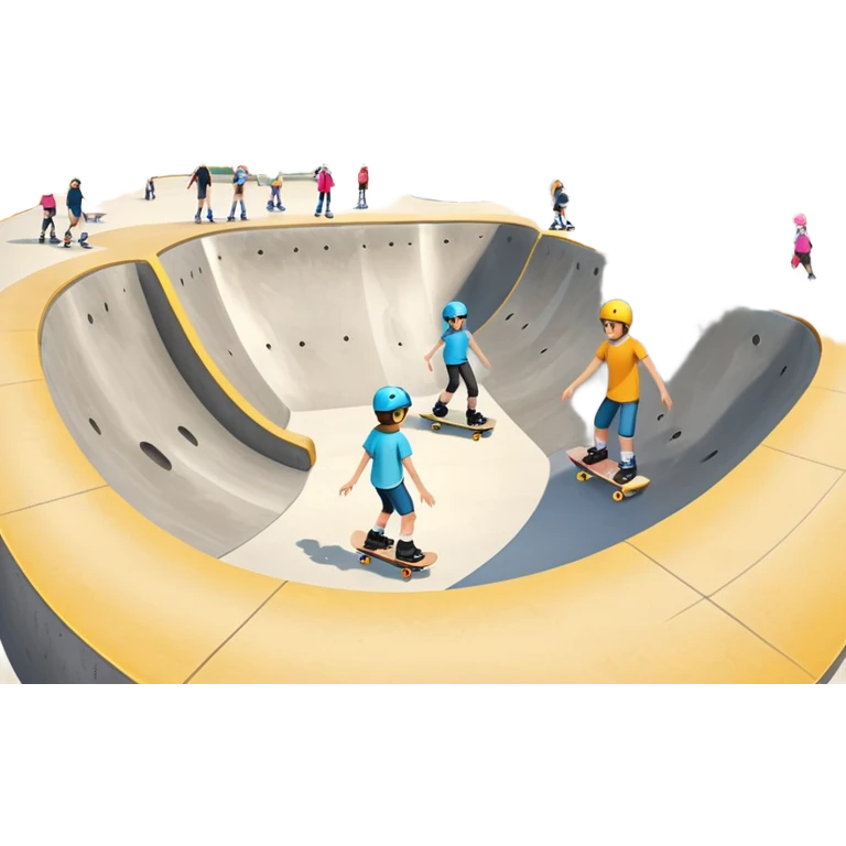 skate park for roller bladers emoji