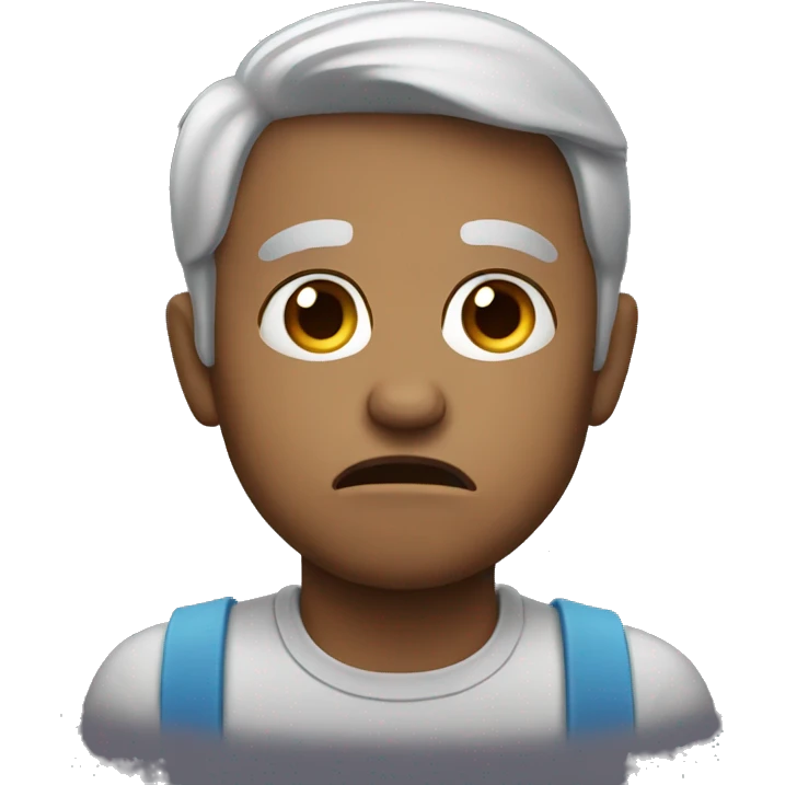 concerned emoji emoji