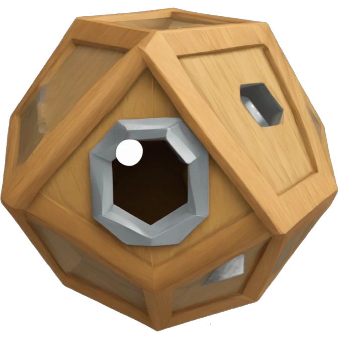 Truncated Icosahedron birdhouse  emoji