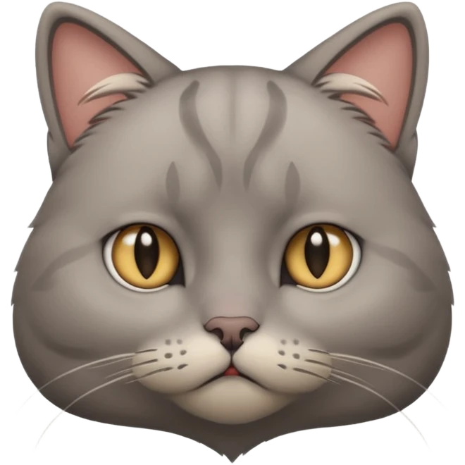 A sad cat emoji