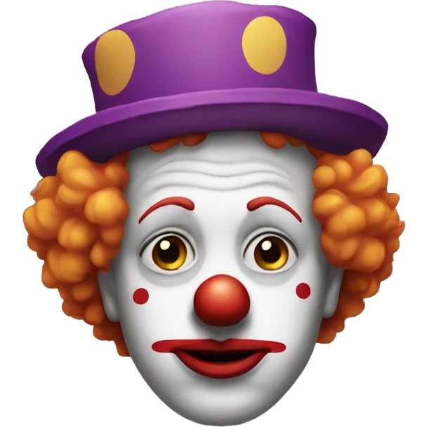 sad clown emoji