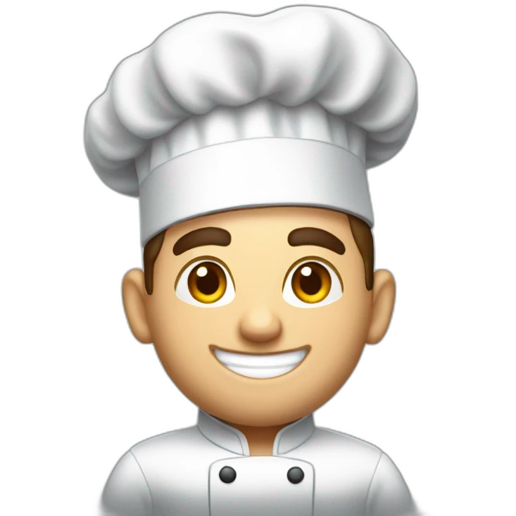 Brian chesky as chef emoji