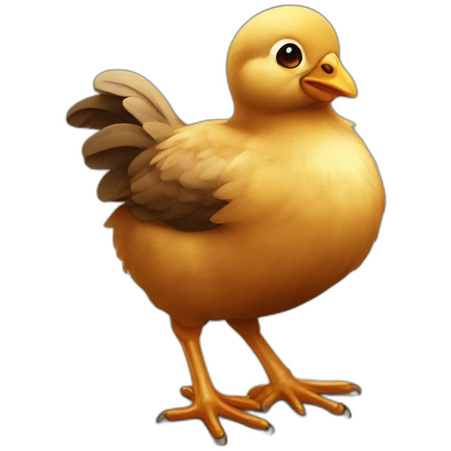 Poussin mignon emoji