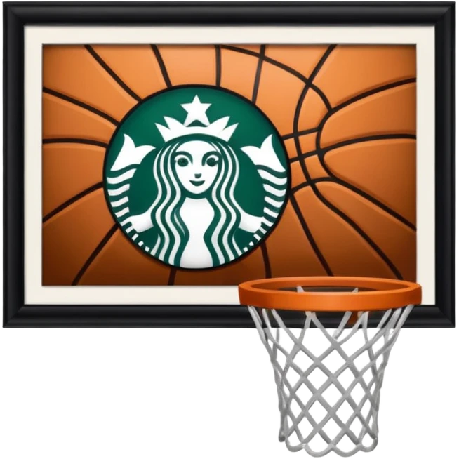 Starbucks basketball emoji