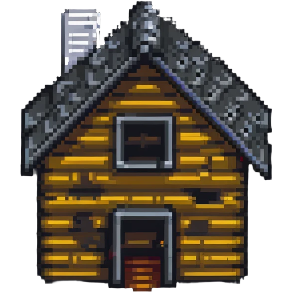 small log house emoji