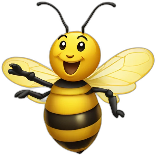 Working honey bee dances emoji
