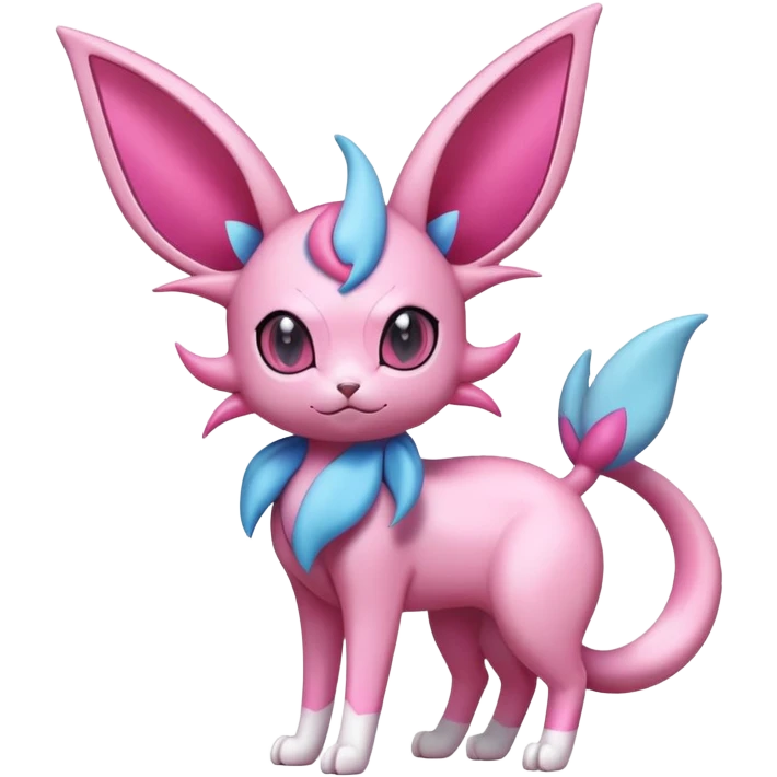 Espeon-Sylveon-Skitty-Fakémon-hybrid-creature (full body)  emoji