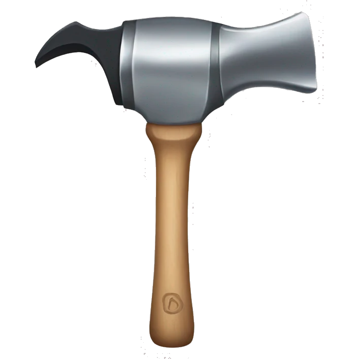 car hammer bang emoji