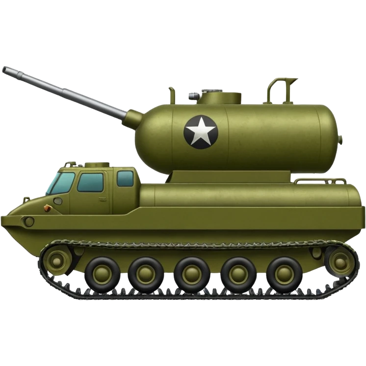 create an ultra realistic american modern spg tanker emoji