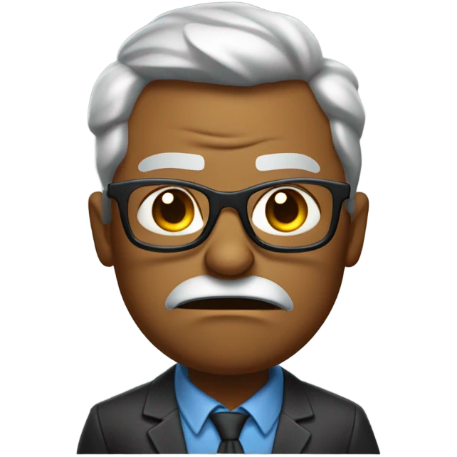 Angry teacher emoji
