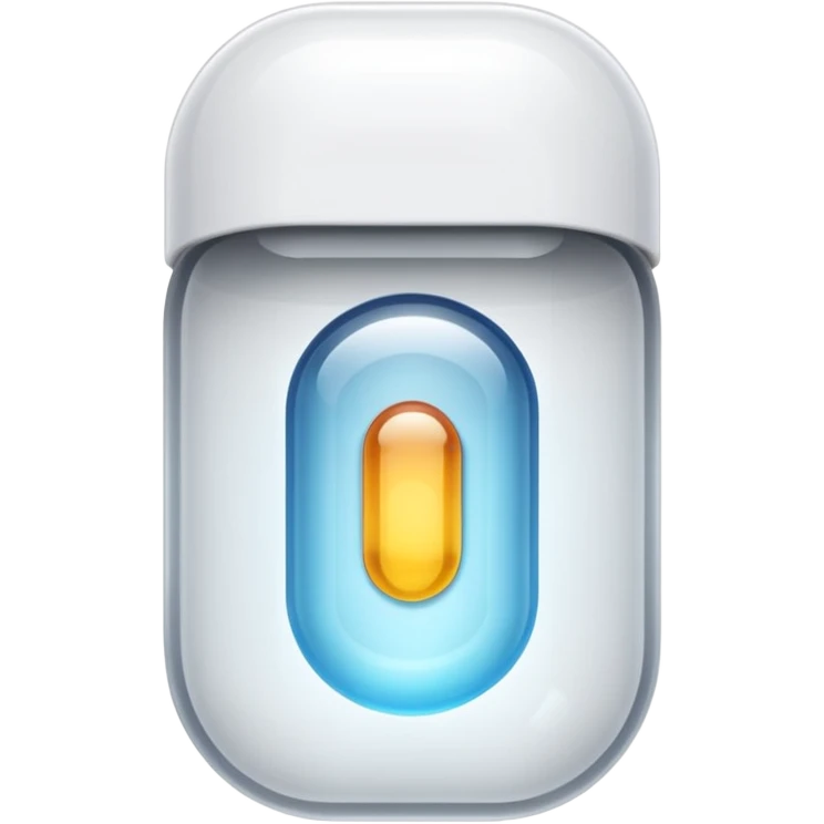 translucent capsule emoji