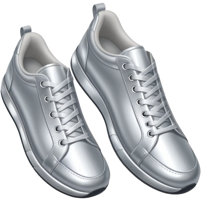 zapatillas plateadas emoji
