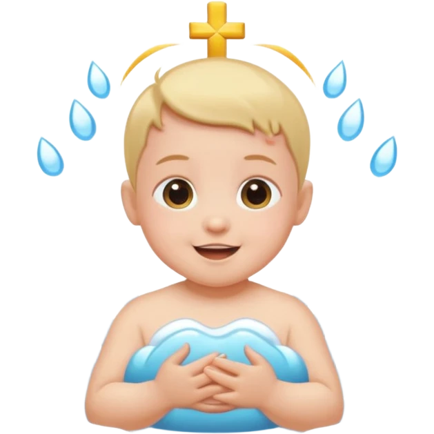 Baby baptism  emoji