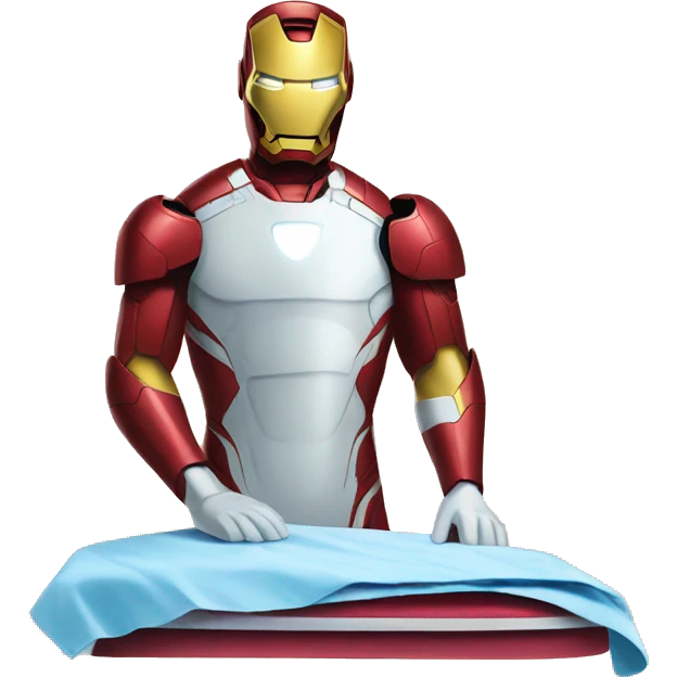 ironman ironing clothes emoji