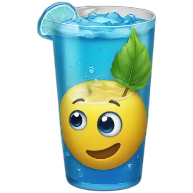 blue-drink emoji