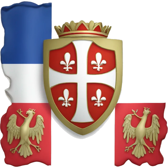 A Serbian Emblem emoji