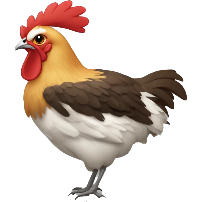 Gallinita roja tierna emoji