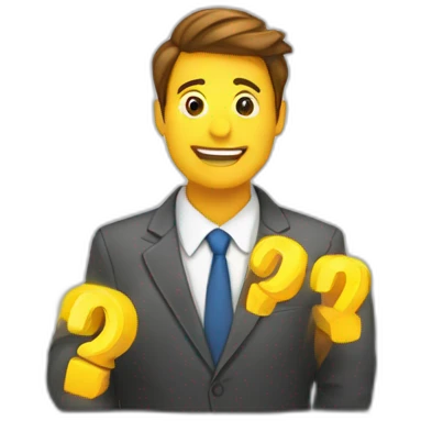 business growth with a flash emoji