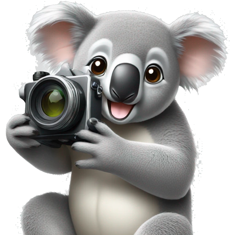koala with camera  emoji