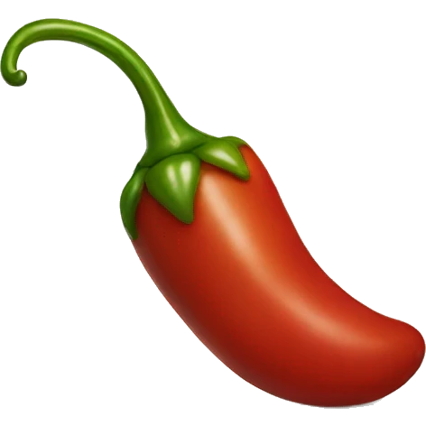 chili pepper smiling emoji