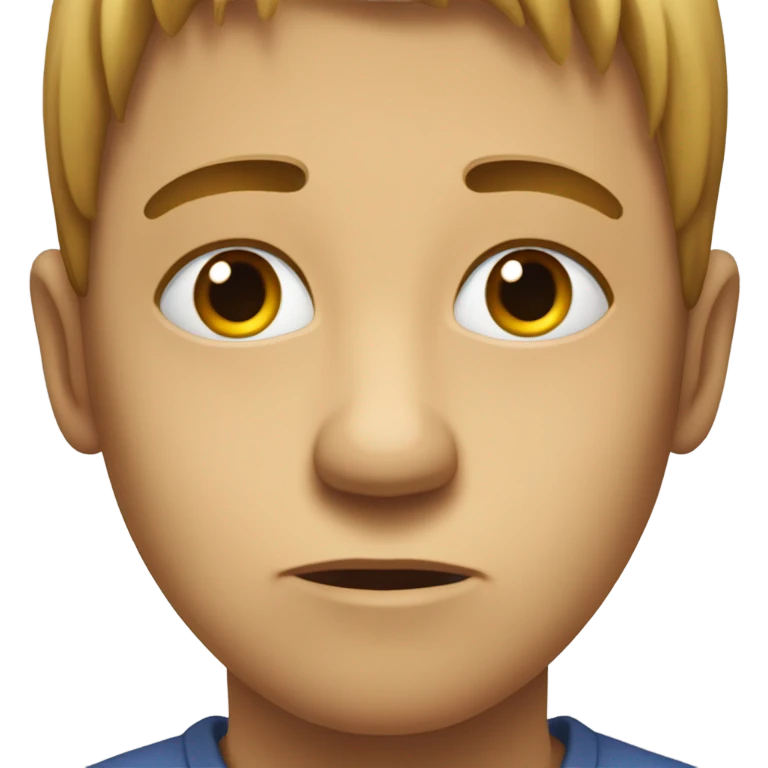 Cara triste y ojos llorosos  emoji