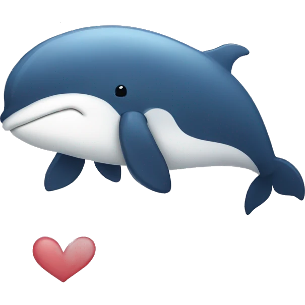 A whale and hugs kissing emoji