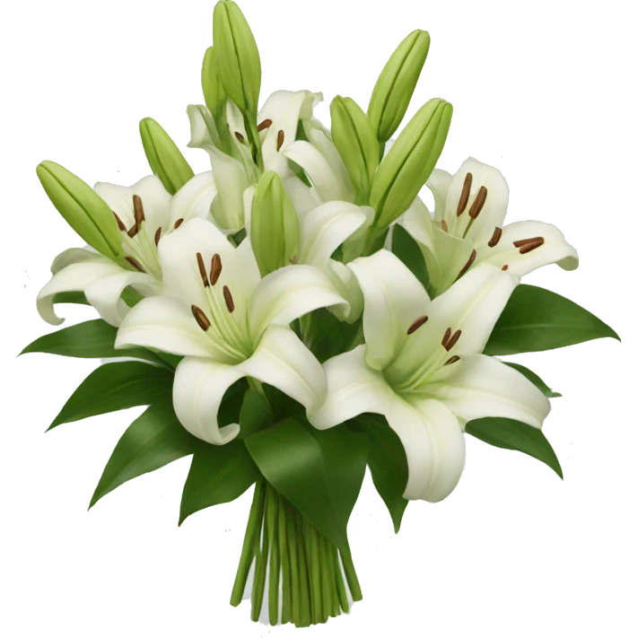 Bouquet of lilies emoji