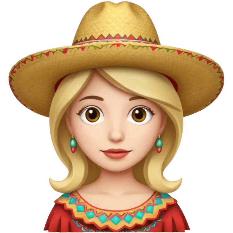 ellie ferry wearing a sombrero emoji