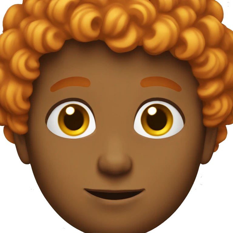 boy with curly orange hair emoji