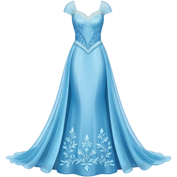 Elsa’s dress emoji