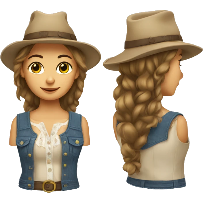 country girl emoji