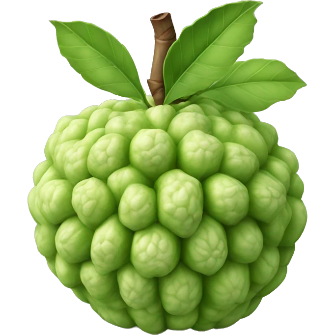 3D sugar apple  emoji