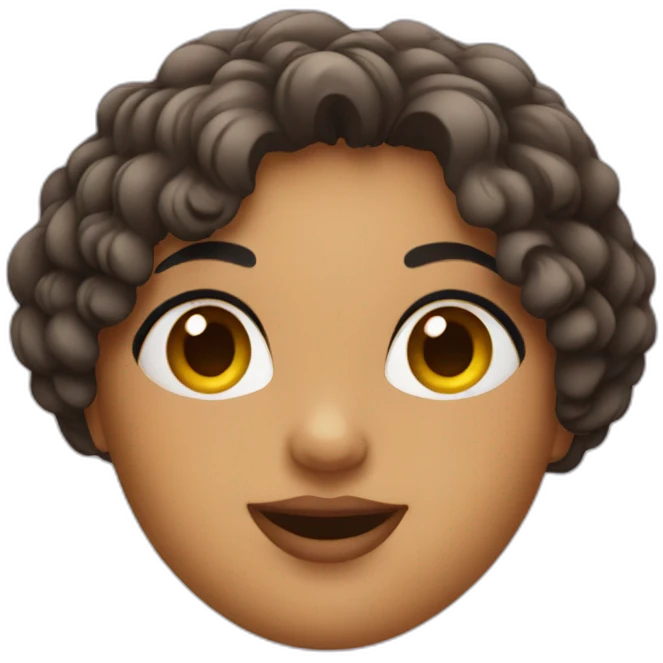 Curvy girl emoji
