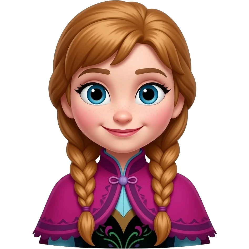 Anna de Frozen emoji