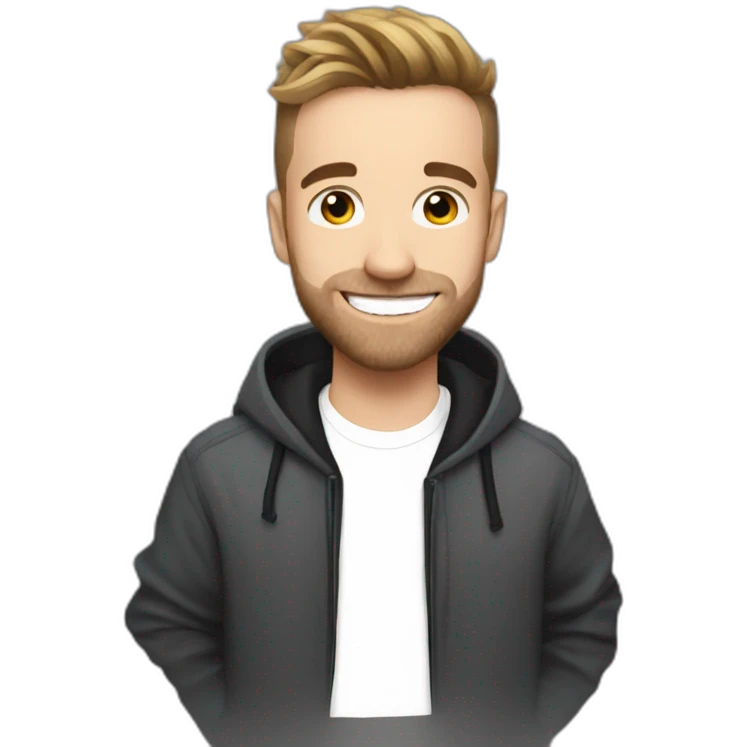 La youtubeur Squeezie  emoji