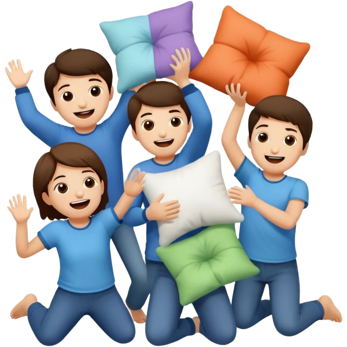 Pillow fight  emoji