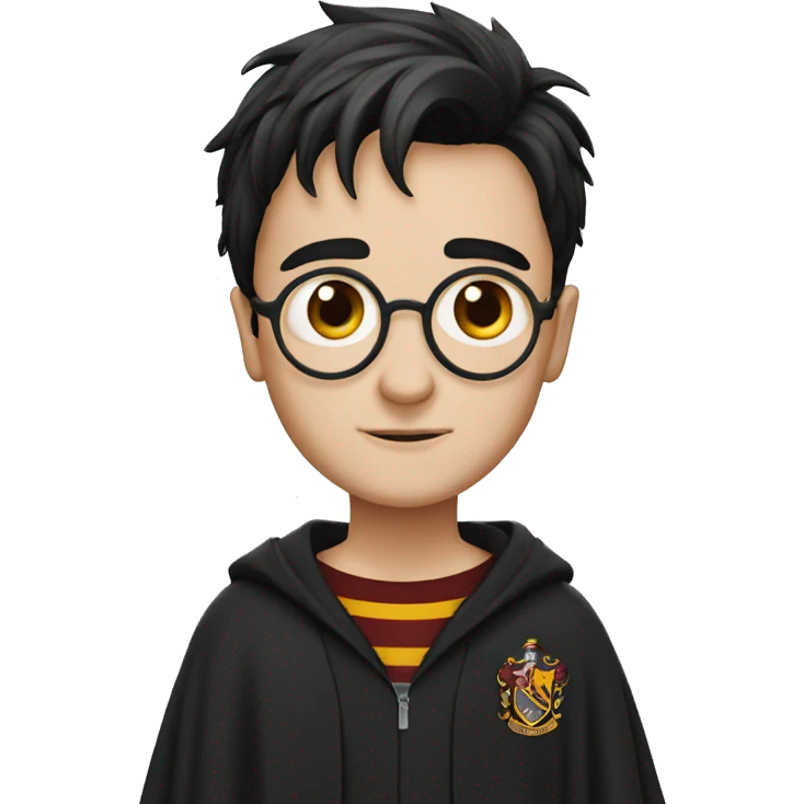 harry potter in harry potter with a scar emoji