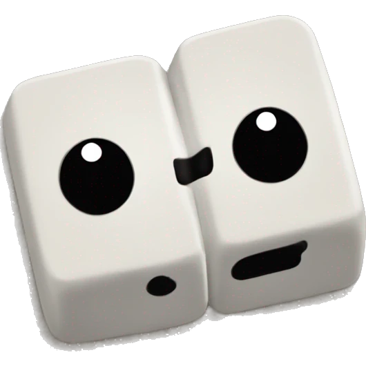 something to do with a domino for a youtube thumbnail emoji