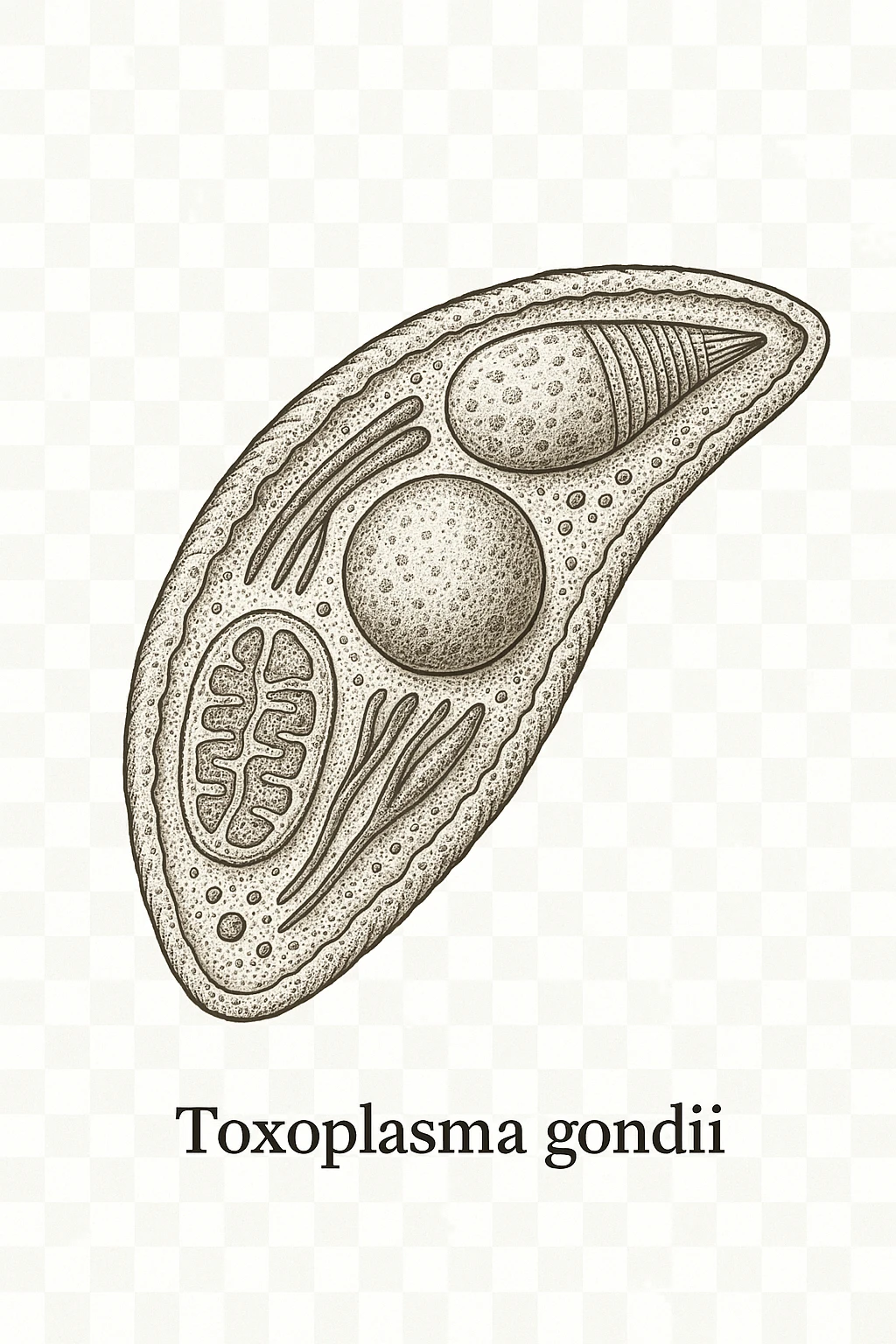 TOXOPLASMA IN ITALIANO. RENDER SENZA SFONDO emoji