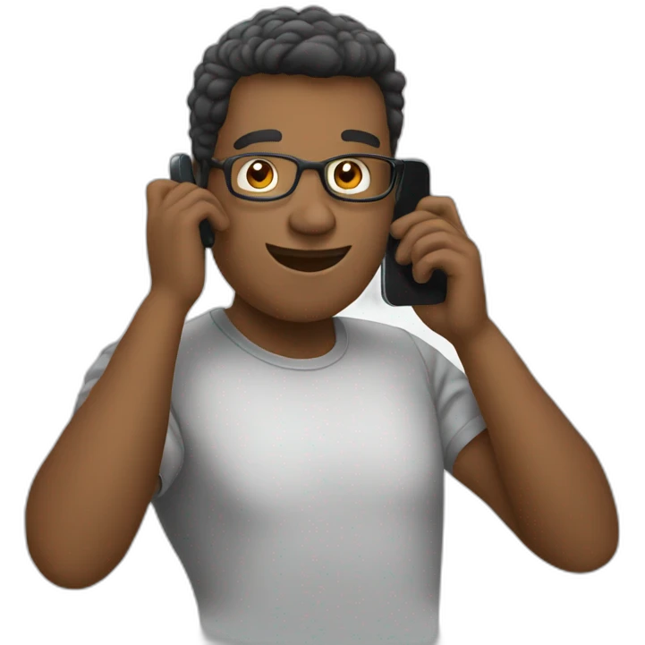 human with phone emoji