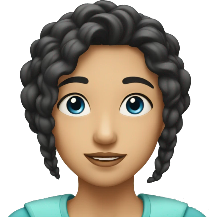 Rosa azul emoji